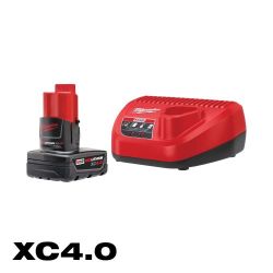 Milwaukee M12 XC 4.0 Battery with Charger