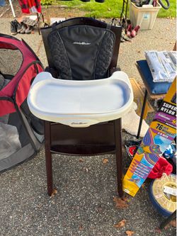 Eddie Bauer wood high chair