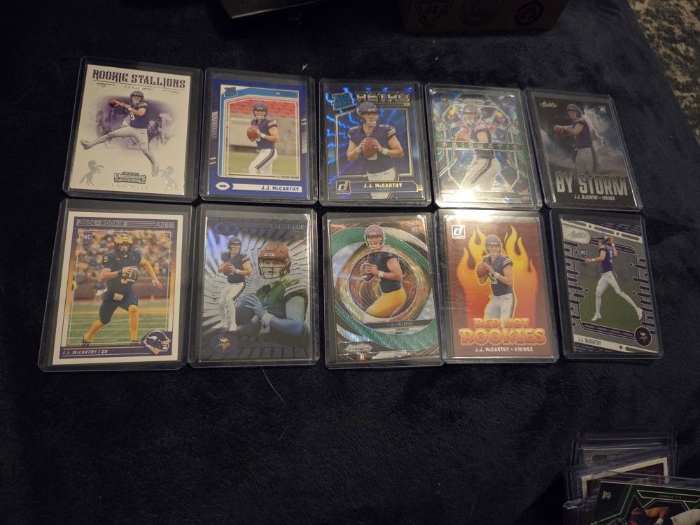 Jj Mccarthy Rookie Card 