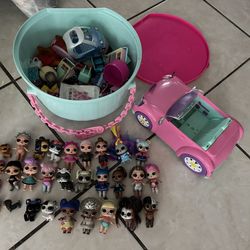 LOL Dolls With Accessories And Car