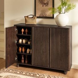 Sabina 48" Ash Wood Shoe Storage