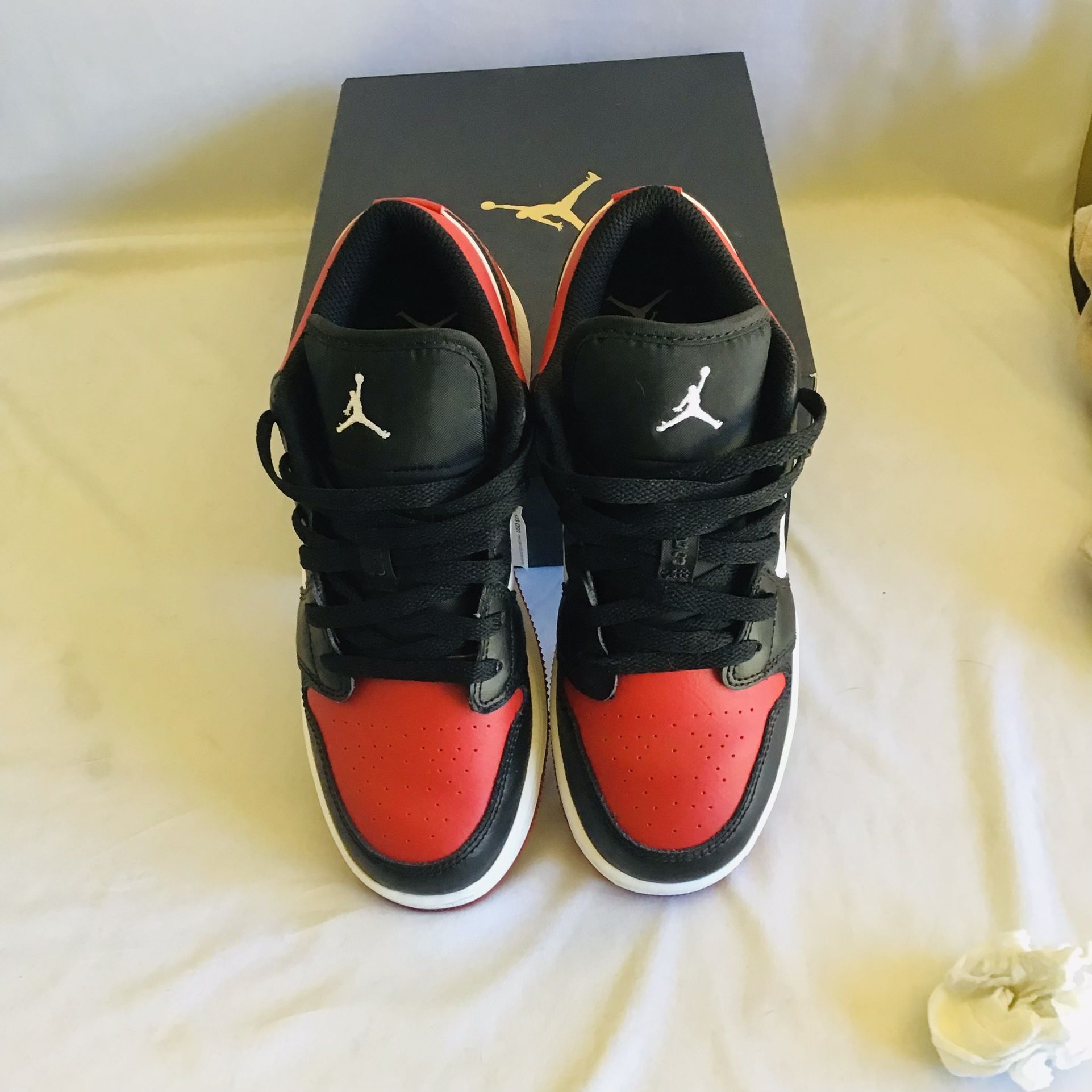 Air Jordan Low Gym Red/White/Black Size