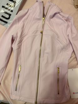 pink and gold lululemon jacket