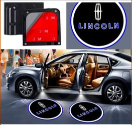 2 wireless Universal Lincoln projector door lights.  Other cars available SHIPPING AVAILABLE