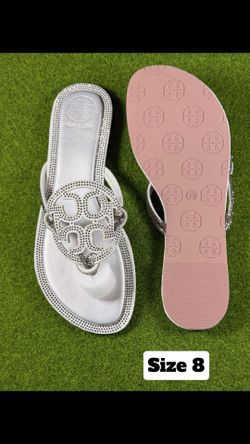 Tory Burch Miller Pavé Crystal Sandals (BNIB) - [Size 8]