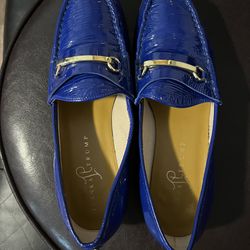 Ivanka Trump vivid blue loafers size 9M
