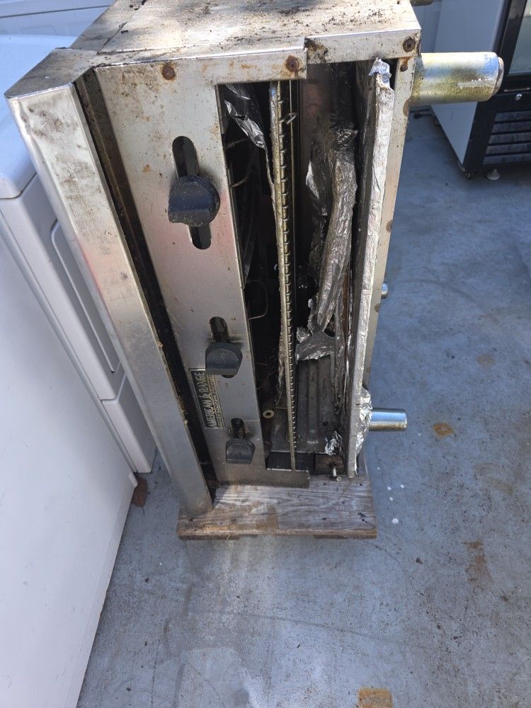Gas Griddle Comercial With Hose Quick Conect