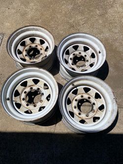 16.5” wagon wheel rims