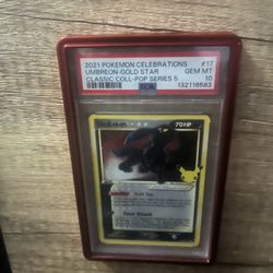 PSA 10 Umbreon Gold Star Celebratjons