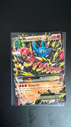 Mega Lucario EX Pokémon Card 55/111