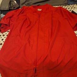 Red Graduation Gown - Like New