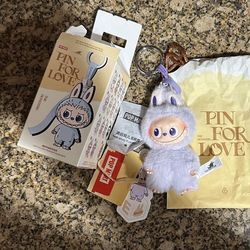 THE MONSTERS Pin for Love Series-Vinyl Plush Pendant Blind Box (A-M)