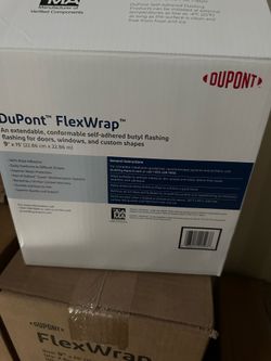 Flex wrap flashing peel & stick