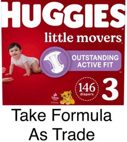 Huggies Little Movers Size 3 Diapers 146 Count