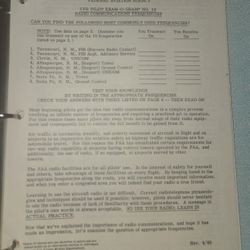 FAA Pilot EXAM-O-GRAM CIRCA 1960