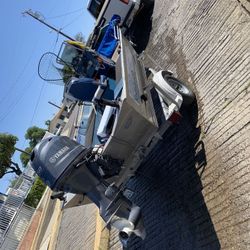 Klamath 17 footer with a 50 hp Yamaha outboard