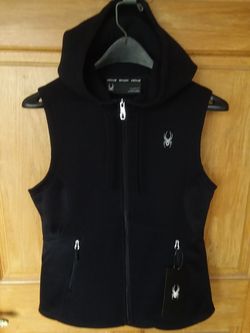 Spyder Bandita hooded vest, women's M, new with tags