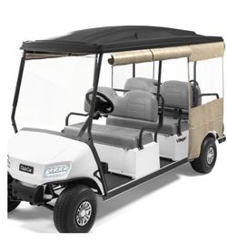 3 Sided Rain Enclosure for Villager 6 - Beige for Fold Down Seat*