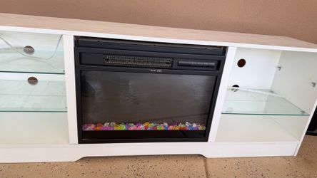 Fireplace place tv/stand