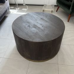 Round Wooden Coffee Table