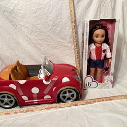 ILY 4Ever Minnie Mouse And 18” Doll Minnie Mouse Car