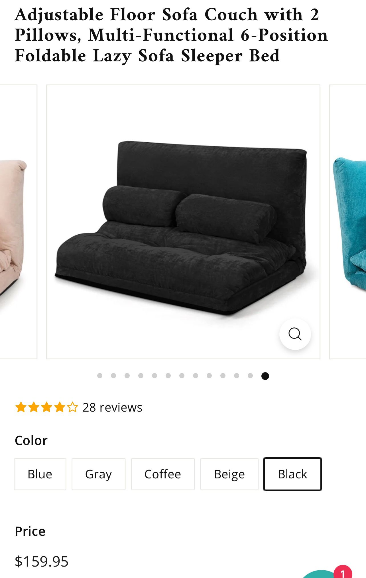 Adjustable Floor sofa Couch