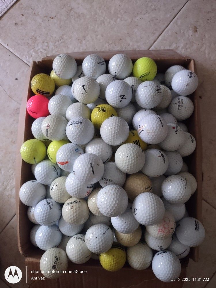 New & Used Box Of 230 Golf Balls ,Nike Dunlap