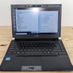 Toshiba Portege R830 Intel Core i5 Lightweight Business Laptop Windows 10 $60