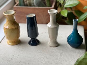 Collection of 4 Vintage Ceramic Vases
