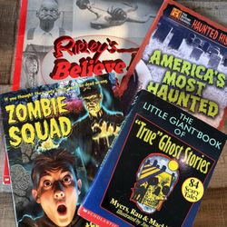 Kids Scary Books Bundle (Ghost Stories, Zombies, Haunted, Ripley’s Believe It Or Not)