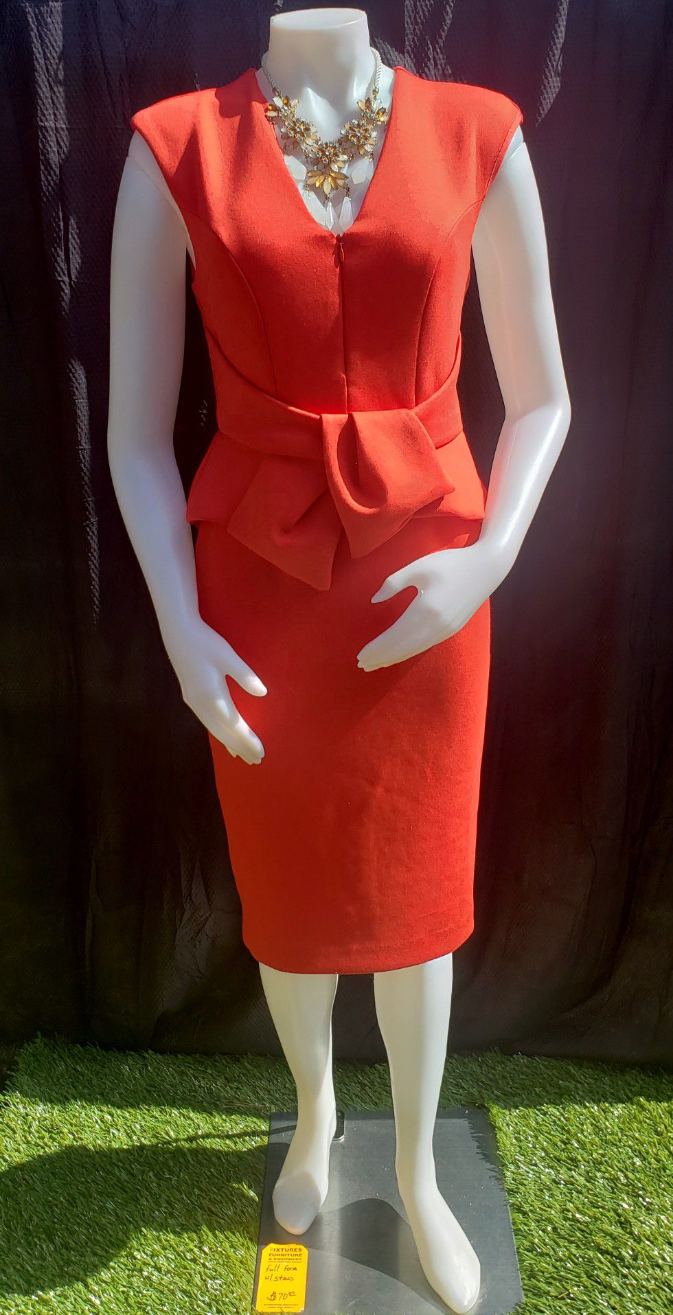 Size 6 orange Venus dress