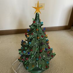 Vintage Ceramic Christmas Tree