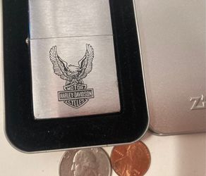 Vintage Metal Zippo Lighter, Harley Davidson, Wings, Biker, Nice Design, Zippo, Made in USA, Cigarettes, More, Free Shipping in the U.S.  Here are som