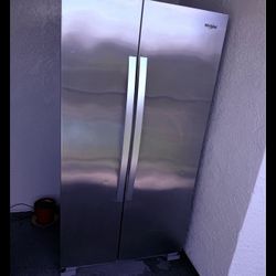 Whirlpool Refrigerator Stainless Steel Double Door