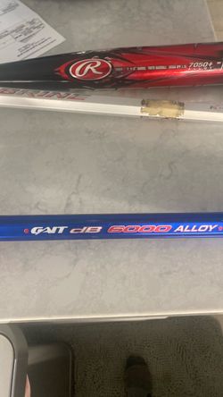 1 Bat and 2 la cross sticks $15.00 ea