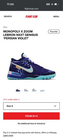 Mens LeBron James Monopoly Shoes