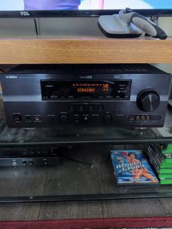 Yamaha AV receiver with speakers