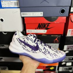 DS Kobe 8 Protro Court Purple size 10