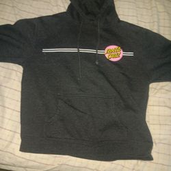 Santa Cruz Black skateboard Hoodie