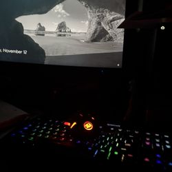 Acer Gaming Monitor With Red Dragon Keyboard And Mouse