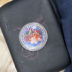 1921 Uncirculated Painted Morgan Silverdollar