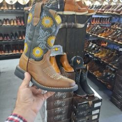 Botas De Piel De México Cómodas Para Mujer Rodeo No 6  6.5