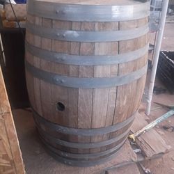 American Oak Decorative Barrel