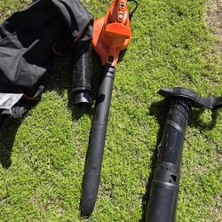 12 AMP 250 MPH 400 CFM Corded Electric 3-In-1 Backpack Leaf Blower, Vacuum & Mulcher