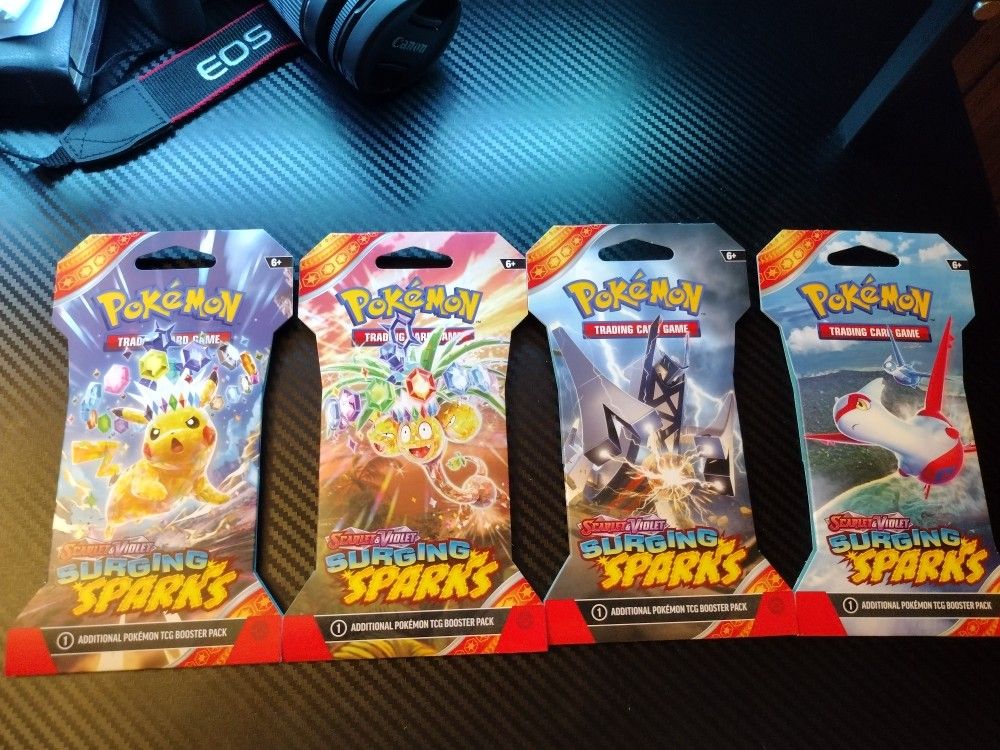 SURGING SPARKS SLEEVED BOOSTERS POKÉMON