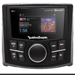 Rockford Fosgate PMX-2 Punch Marine Compact AM/FM/WB Digital Media Receiver 2.7" Display
