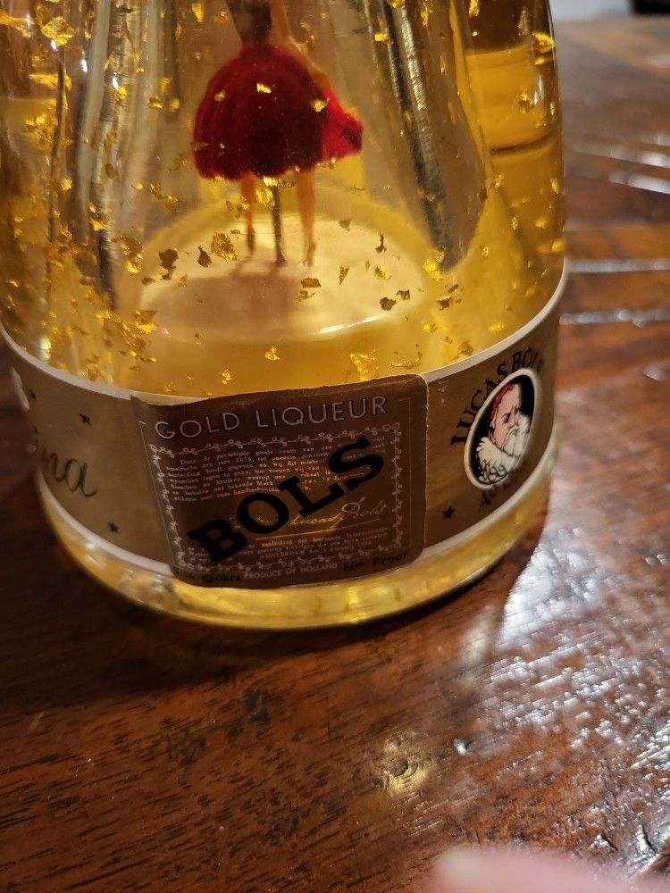 bols ballerina gold liqueur red dress Bols Ballerina in a Bottle