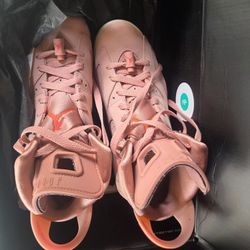 NIKE AIR JORDAN 6 RETRO NRG ALEALI MAY [CI0550 600] MILLENIAL PINK WOMEN’S sz 7.5