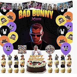 Bad Bunny Birthday Decorations (new)
