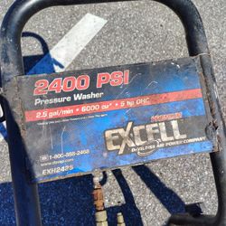 Excell 2400 PSI Pressure Washer (Honda GC160 Engine) - Parts/Repair